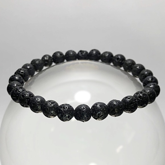 Hand Made Lava Rock Oil Diffuser Bracelet - Picture 2 of 4